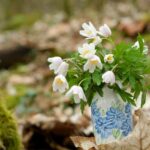forest floral perfume bottle
