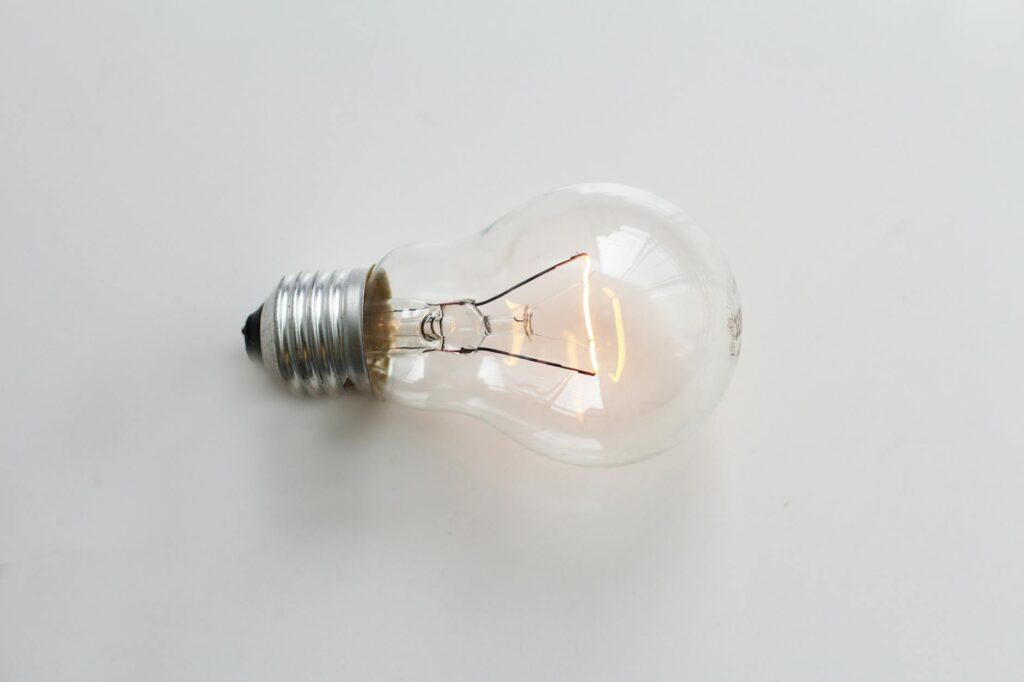 ideas lightbulb metaphor