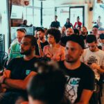 people listening to music