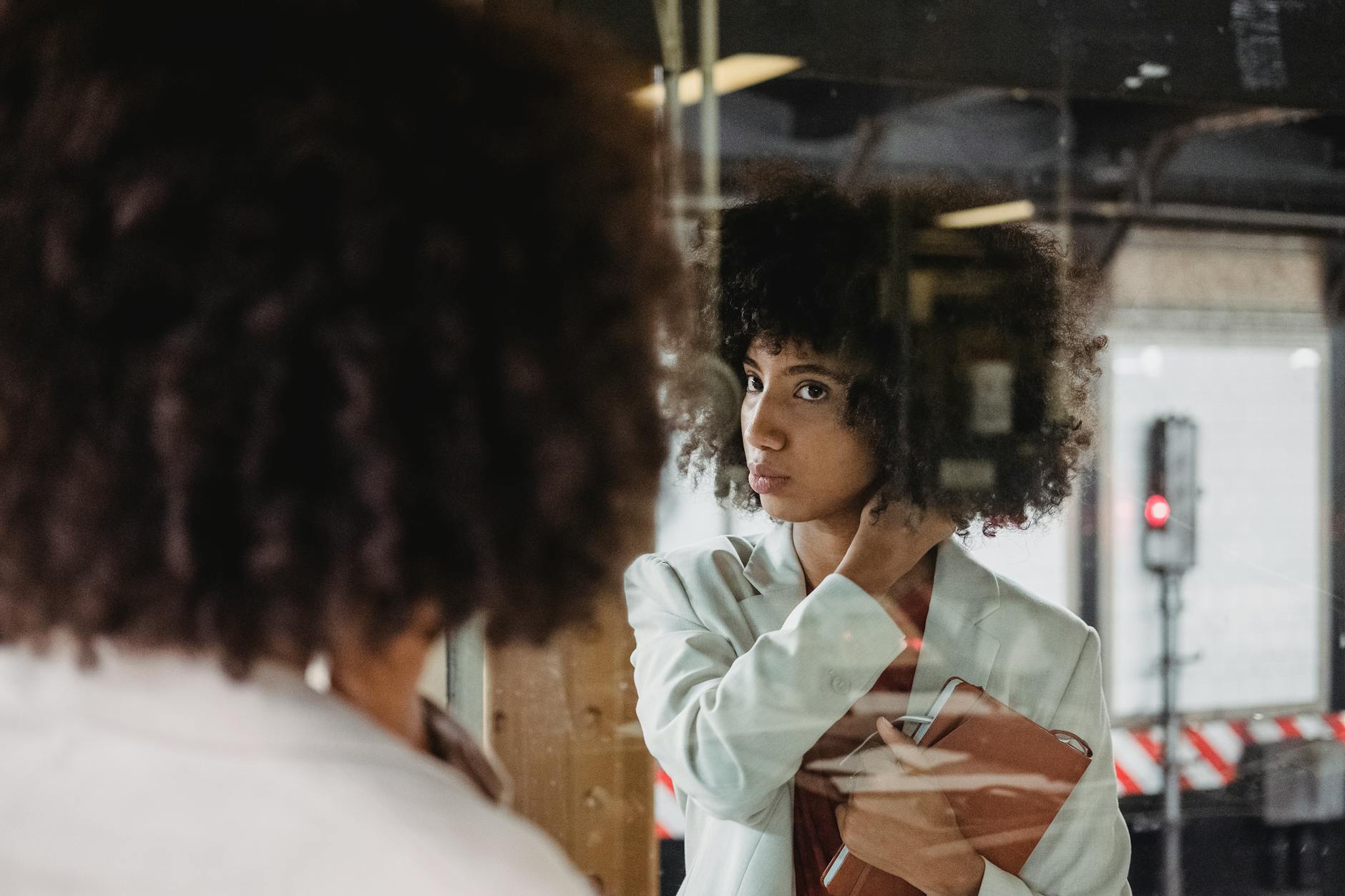 person reflecting on wellness