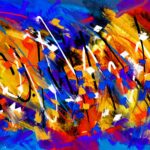 abstract AI art
