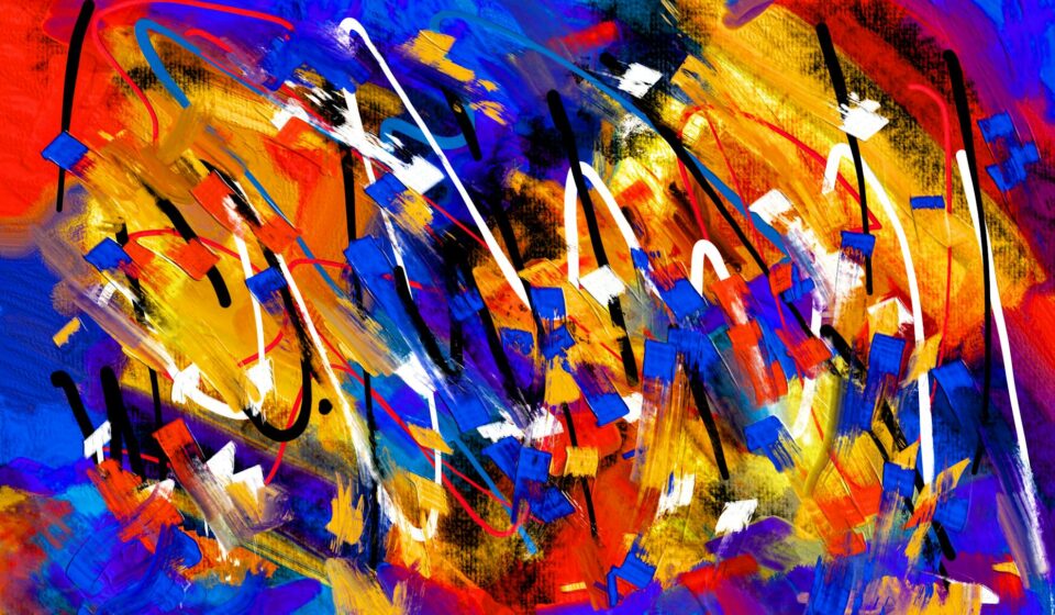 abstract AI art