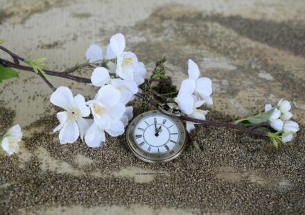 clock face showing time difference