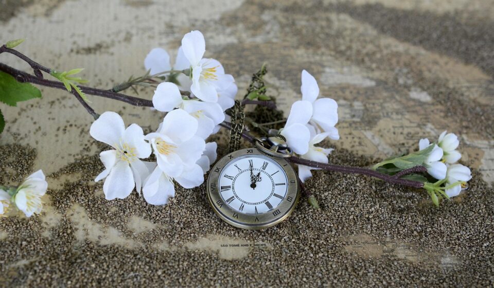 clock face showing time difference