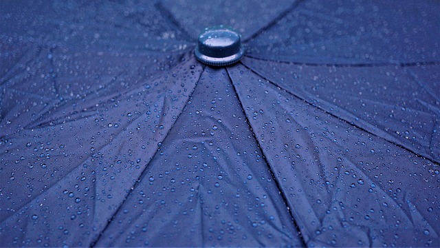 Close-up of a weather radar map on an Android phone showing storm cells