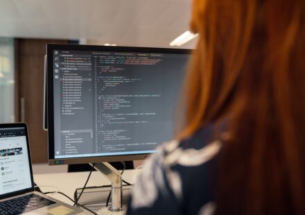 developer using AI coding assistant