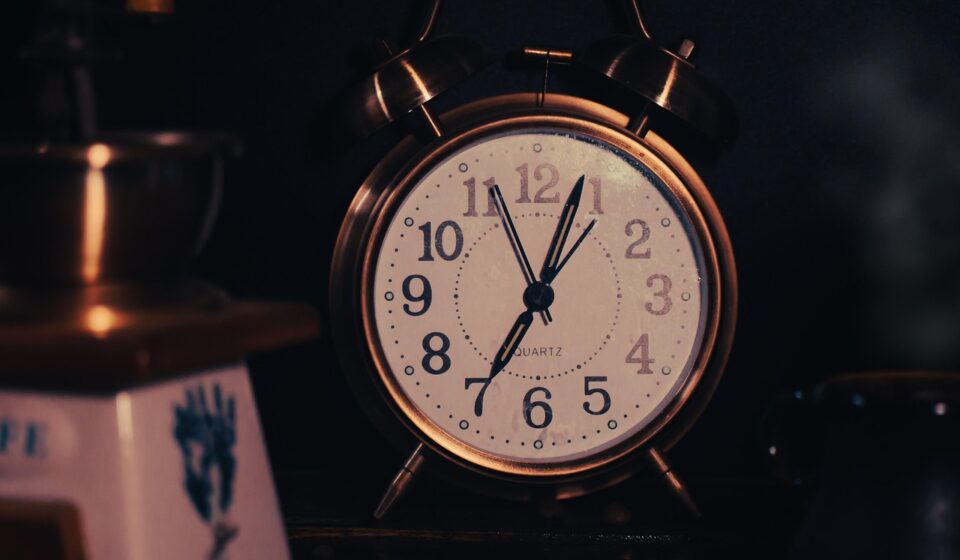 digital clock showing time progression