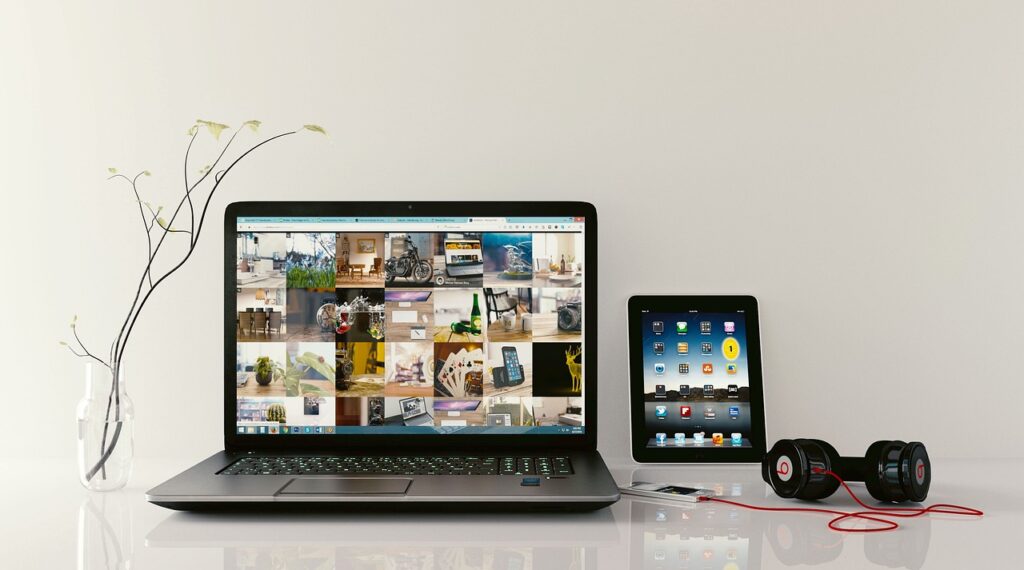 Google Workspace logo on screen