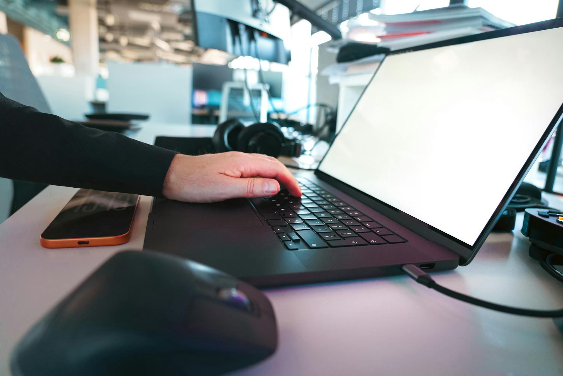technology solutions professional working