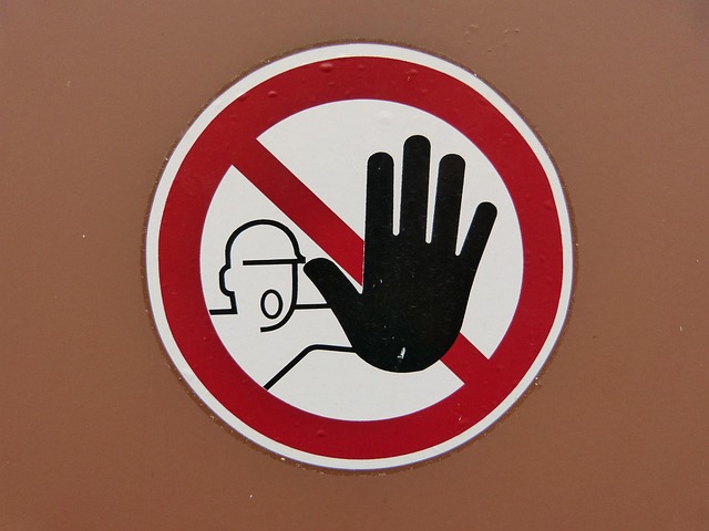 Warning symbol on a computer screen indicating a malware threat
