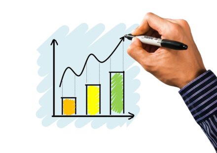 financial graph showing investment growth