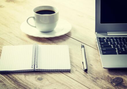 modern remote work setup