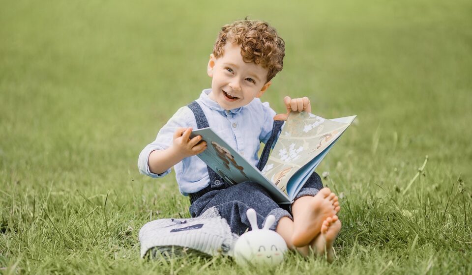 person reading tech news on tablet
