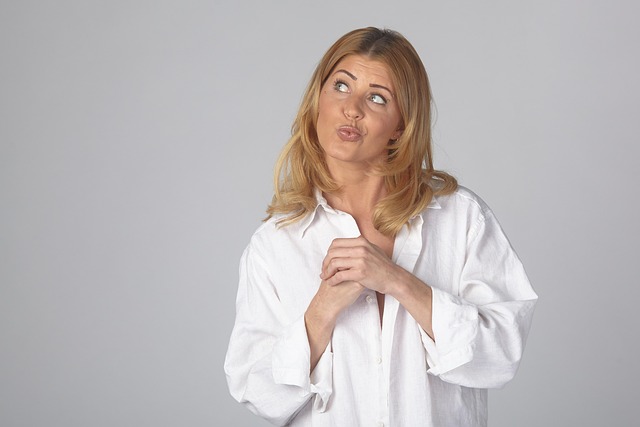 Woman looking confused at measuring tape